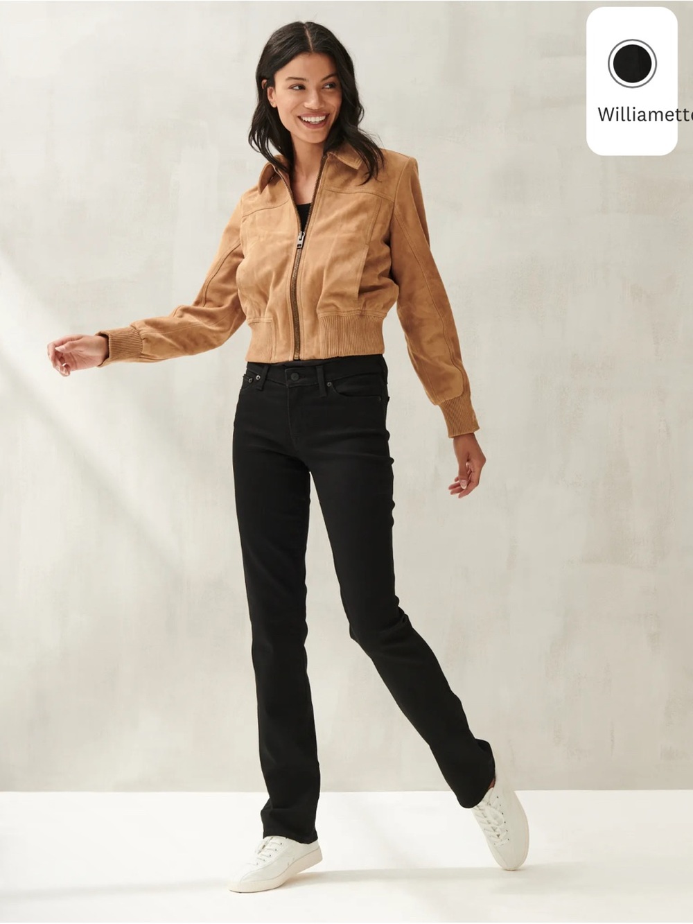 NWOT Mid Rise Sweet Straight Jean Williamette 2/26 A